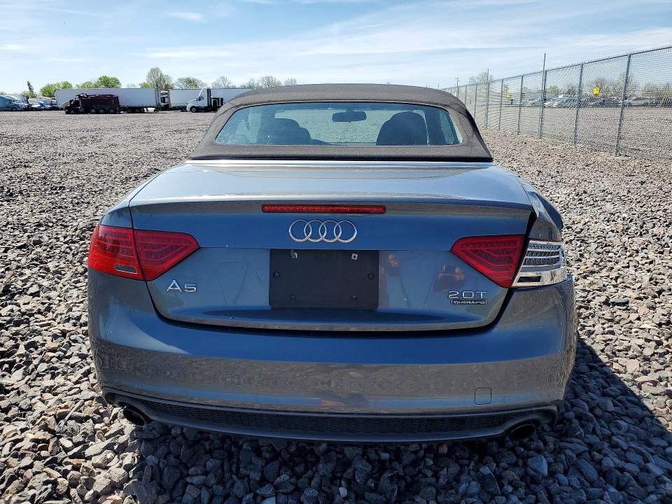 2016 Audi A5 VIN WAUD2AFH4GN001466 COPART salvage auction — REAR END, In - Cert Of Title-Salvage Title, sold $2,800 on 2026-07-14 (photo 6)