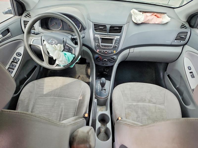 2017 Hyundai Accent VIN KMHCT5AE9HU301152 COPART salvage auction — FRONT END, Ok - Cert Of Title-Salvage, sold $275 on 2026-07-15 (photo 8)