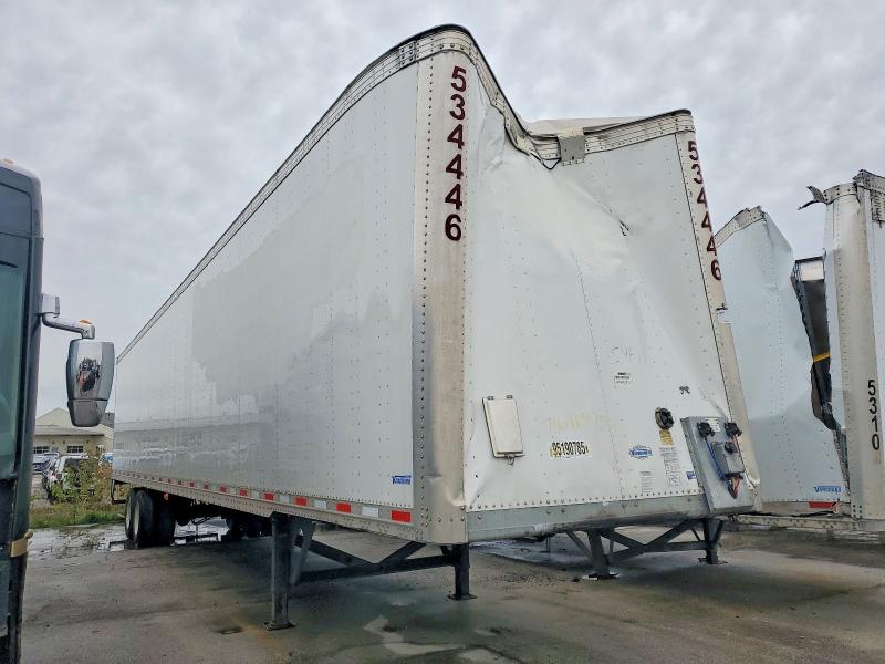 2024 Vanguard trailer Reefer VIN 5V8VA5322RM402750 COPART salvage auction — FRONT END, IN - BILL OF SALE - PARTS ONLY, sold $2,100 on 2026-07-20 (photo 1)
