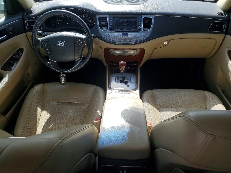 2012 Hyundai Genesis VIN KMHGC4DD3CU151501 COPART salvage auction — REAR END, Ca - Dis/Dlr/Exp Only Clean Title, sold $500 on 2026-07-20 (photo 8)