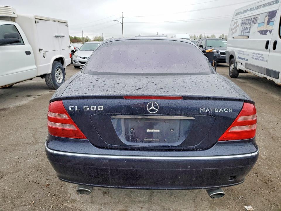 2002 Mercedes-benz Cl-class VIN WDBPJ75J72A020814 COPART salvage auction — NORMAL WEAR, In - Certificate Of Title, sold $625 on 2026-07-07 (photo 6)