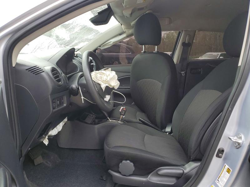 2024 Mitsubishi Mirage VIN ML32AUHJ4RH017038 COPART salvage auction — FRONT END, Fl - Certificate Of Destruction, sold $1,800 on 2026-07-30 (photo 7)