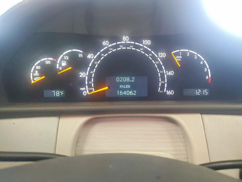 2002 Mercedes-benz Cl-class VIN WDBPJ75J72A020814 COPART salvage auction — NORMAL WEAR, In - Certificate Of Title, sold $625 on 2026-07-07 (photo 9)