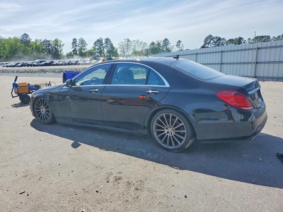 2014 Mercedes-benz S class VIN WDDUG8CB1EA030544 COPART salvage auction — UNDERCARRIAGE, Nc - Dealer Only Clean Title (P), sold $6,400 on 2026-07-09 (photo 2)
