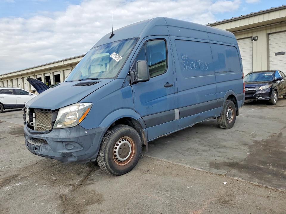 2018 Mercedes-benz Sprinter VIN WD3PE7CD3JP640780 COPART salvage auction — FRONT END, Ky - Certificate Of Title, sold $6,500 on 2026-07-08 (photo 1)