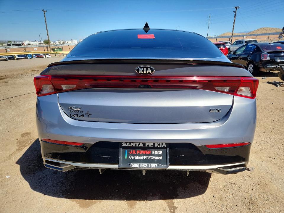 2021 Kia K5 VIN 5XXG34J24MG033942 COPART salvage auction — FRONT END, NM - CERT OF TITLE-SALVAGE, sold $1,350 on 2026-07-02 (photo 6)