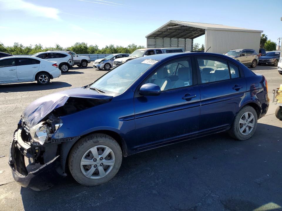 2011 Hyun Accent 2d VIN KMHCN4AC3BU604907 COPART salvage auction — FRONT END, CA - SALVAGE CERTIFICATE, sold $350 on 2026-07-16 (photo 1)