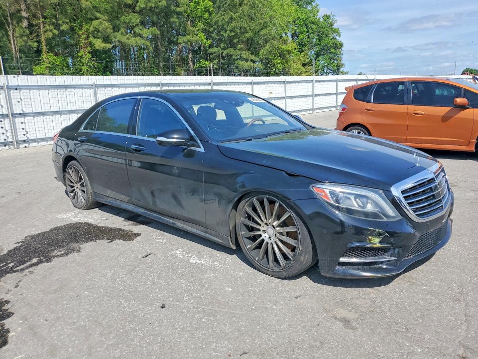 2014 Mercedes-benz S class VIN WDDUG8CB1EA030544 COPART salvage auction — UNDERCARRIAGE, Nc - Dealer Only Clean Title (P), sold $6,400 on 2026-07-09 (photo 4)