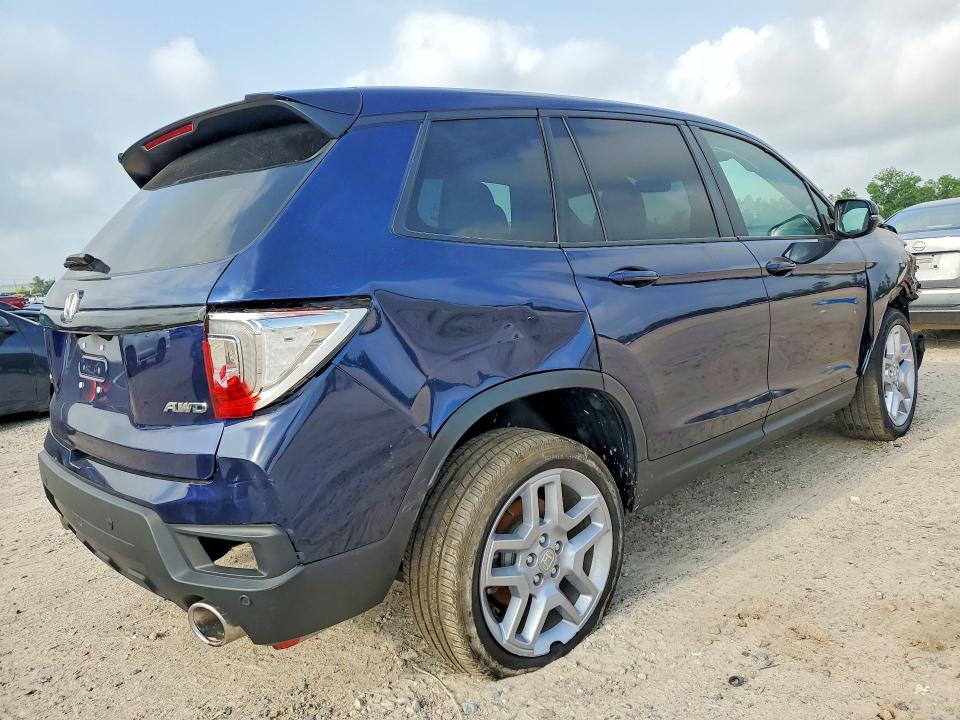 2024 Honda Passport VIN 5FNYF8H56RB012703 COPART salvage auction — FRONT END, Il - Salvage Certificate, sold $9,900 on 2026-07-28 (photo 3)