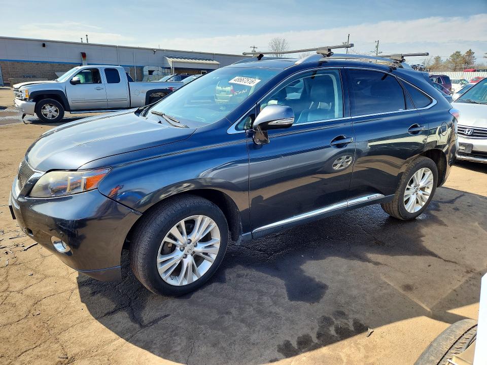 2011 Lexus Rx450 VIN JTJBC1BA0B2043740 COPART salvage auction — MINOR DENT/SCRATCHES, Ct - Certificate Of Title (P), sold $4,450 on 2026-07-27 (photo 1)
