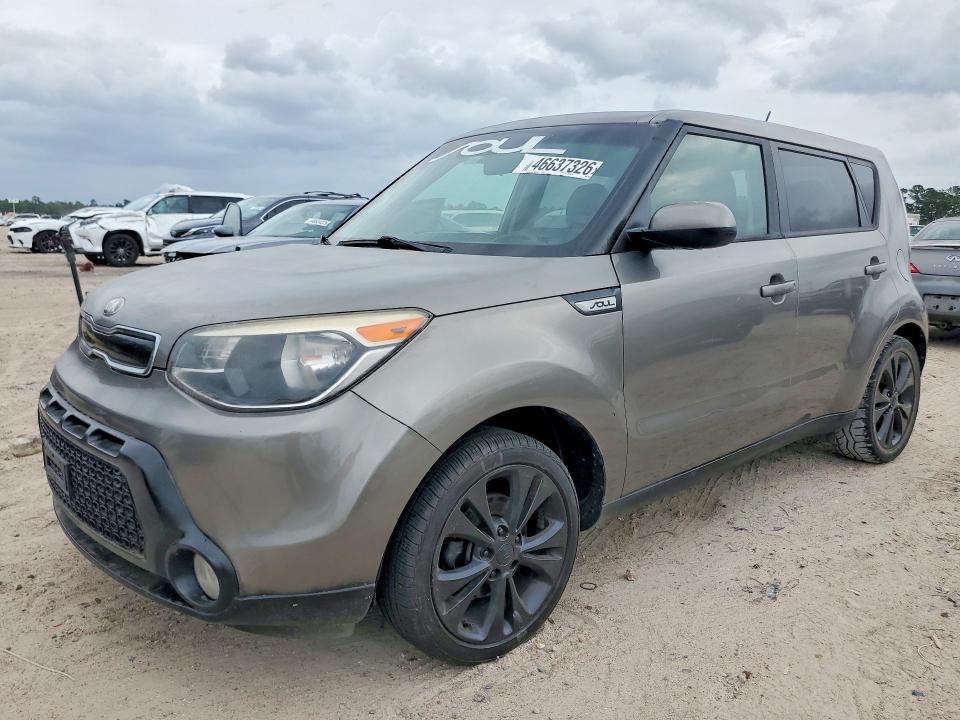 2016 Kia Soul VIN KNDJP3A56G7307203 COPART salvage auction — VANDALISM, Tx - Certificate Of Title (P), sold $3,000 on 2026-07-10 (photo 1)