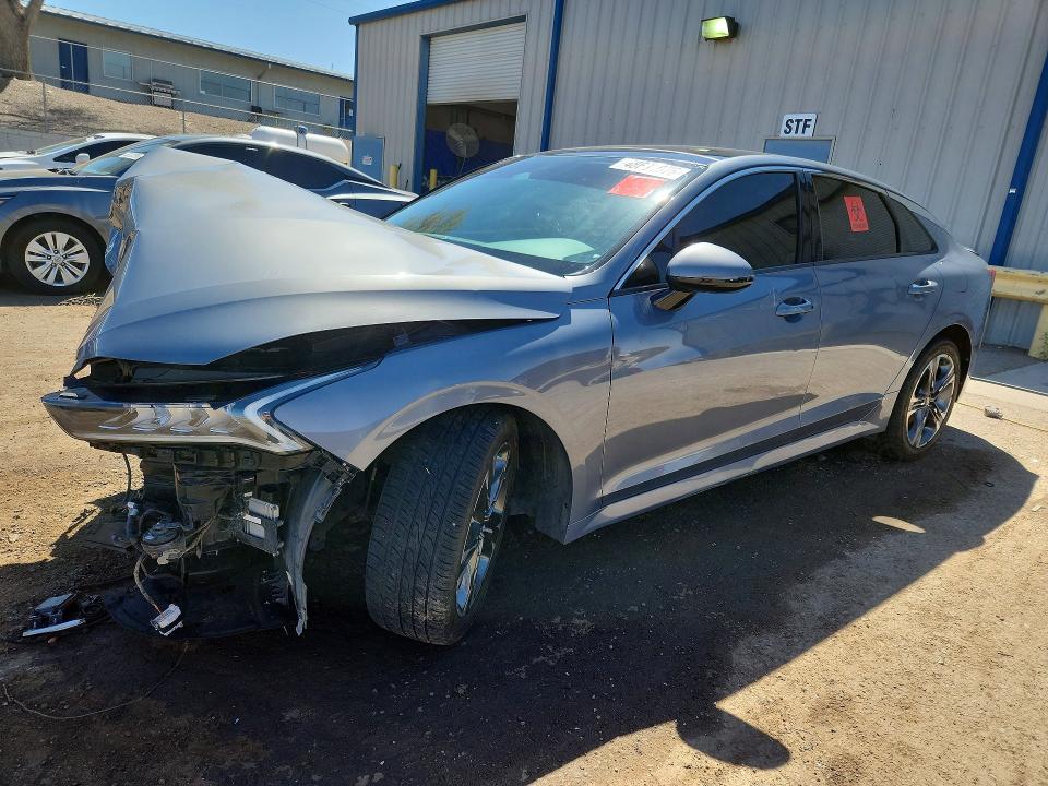 2021 Kia K5 VIN 5XXG34J24MG033942 COPART salvage auction — FRONT END, NM - CERT OF TITLE-SALVAGE, sold $1,350 on 2026-07-02 (photo 1)