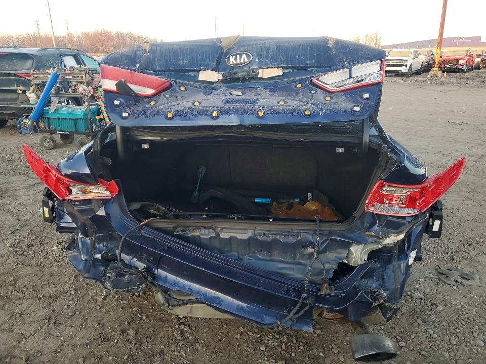2018 Kia Optima VIN 5XXGT4L31JG223618 COPART salvage auction — REAR END, Mi - Certificate Of Title, sold $925 on 2026-07-07 (photo 6)