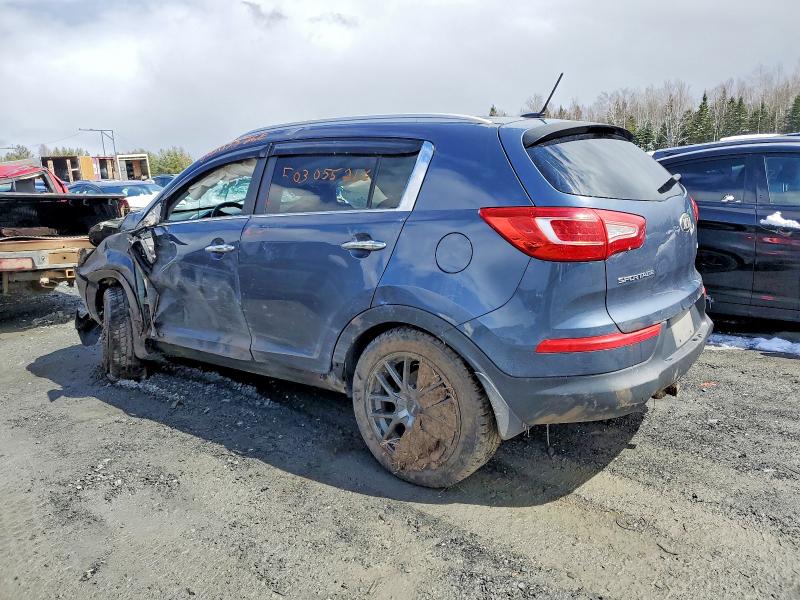 2013 Kia Sportage VIN KNDPCCA24D7479642 COPART salvage auction — FRONT END, Qc - Gravement Accidente, sold $800 on 2026-07-14 (photo 2)