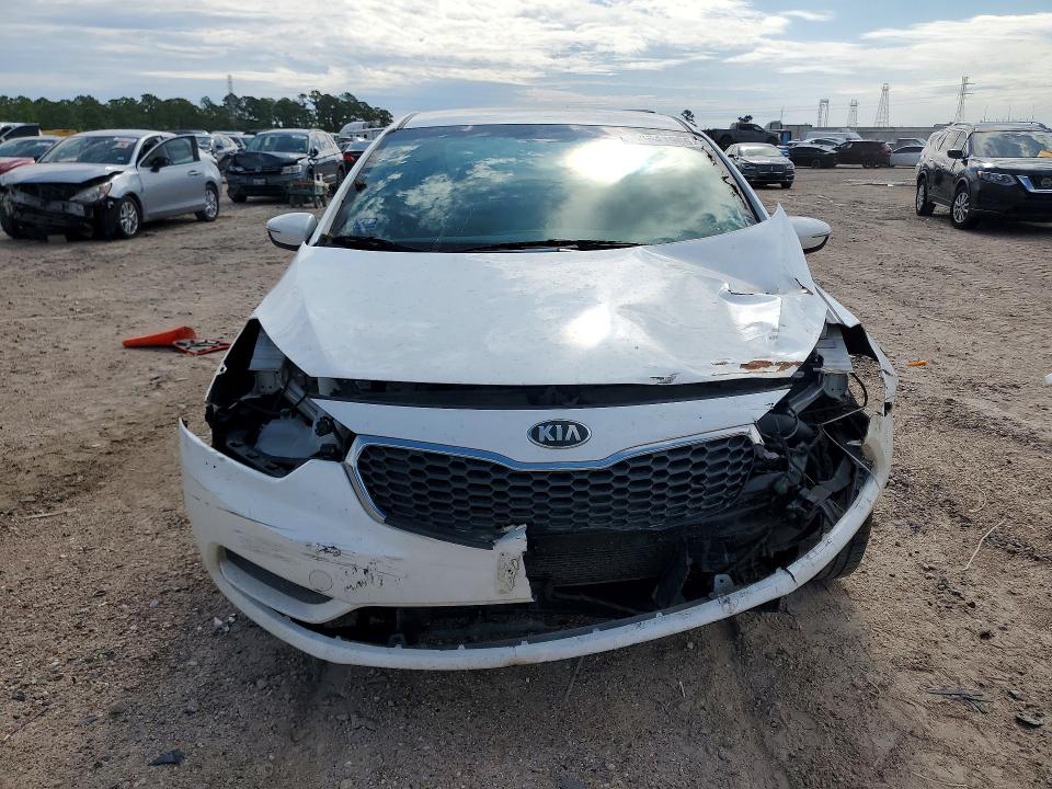 2014 Kia Forte VIN KNAFX4A65E5059861 COPART salvage auction — FRONT END, Tx - Salvage Vehicle Title (P), sold $1,500 on 2026-07-28 (photo 5)