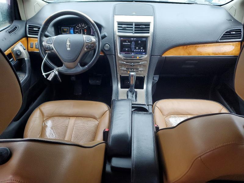 2013 Lincoln townhouse Mkx VIN 2LMDJ8JK9DBL11167 COPART salvage auction — FRONT END, MA - CERT OF TITLE-RECONSTRCTD COLL, sold $900 on 2026-07-08 (photo 8)