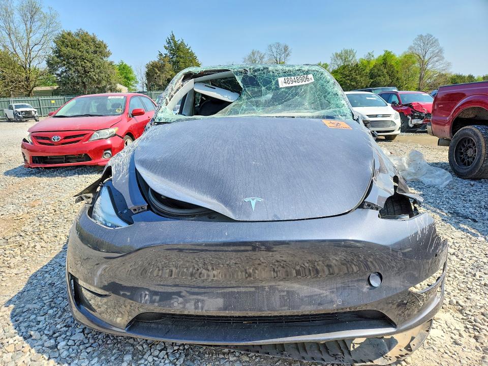 2021 Tesla Model y VIN 5YJYGDEE9MF077368 COPART salvage auction — ALL OVER, Tn - Cert Of Title-Rebuilt Vehicle (P), sold $3,500 on 2026-07-28 (photo 5)