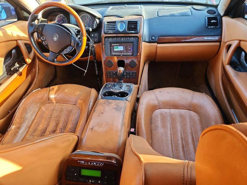 2007 Maserati Quattropor VIN ZAMFE39A970029396 COPART salvage auction — MECHANICAL, Ca - Dis/Dlr/Exp Only Clean Title, sold $550 on 2026-07-02 (photo 8)