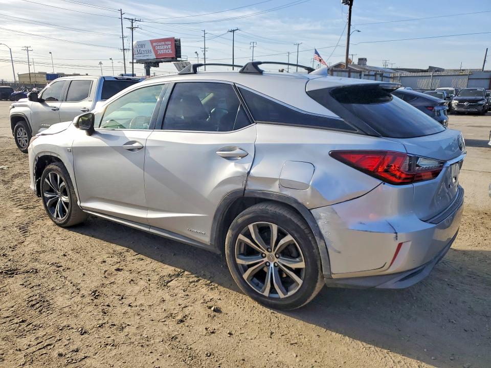 2016 Lexus Rx450 VIN 2T2BGMCA1GC004148 COPART salvage auction — FRONT END, Ca - Salvage Certificate, sold $12,700 on 2026-07-29 (photo 2)