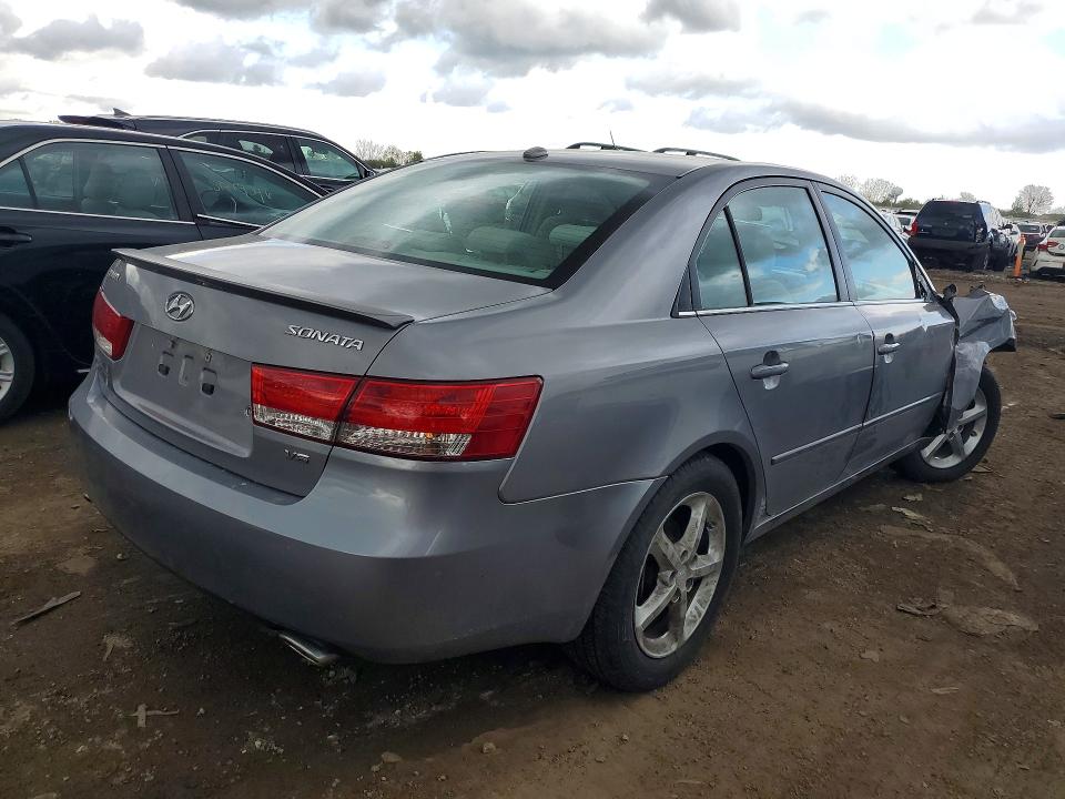 2008 Hyundai Sonata VIN 5NPEU46F98H368463 COPART salvage auction — FRONT END, SC, sold $375 on 2026-07-28 (photo 3)