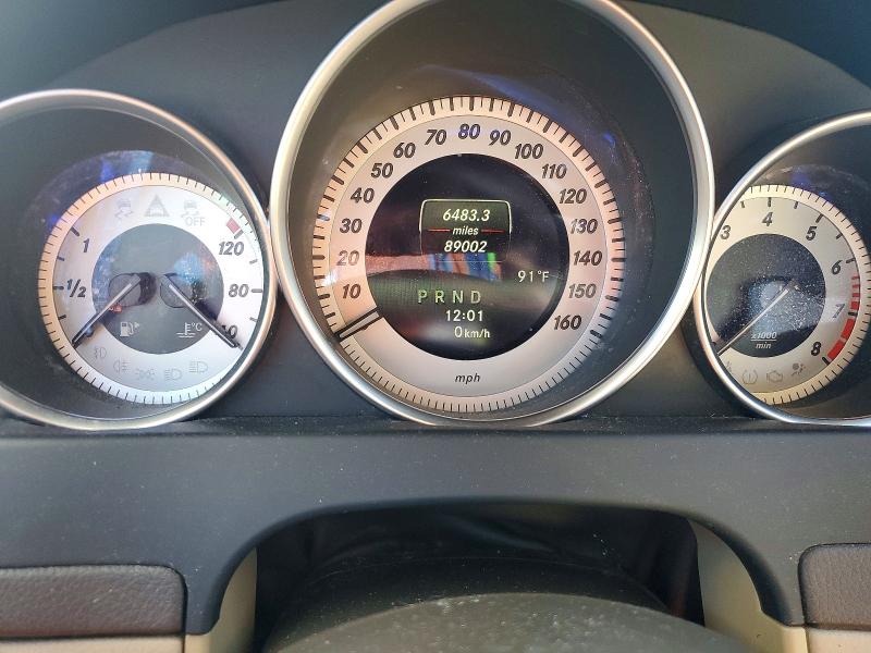 2014 Mercedes-benz C class VIN WDDGF4HBXEA932708 COPART salvage auction — MECHANICAL, Ky - Red Salvage Non-Rebuildable, sold $1,350 on 2026-07-09 (photo 9)