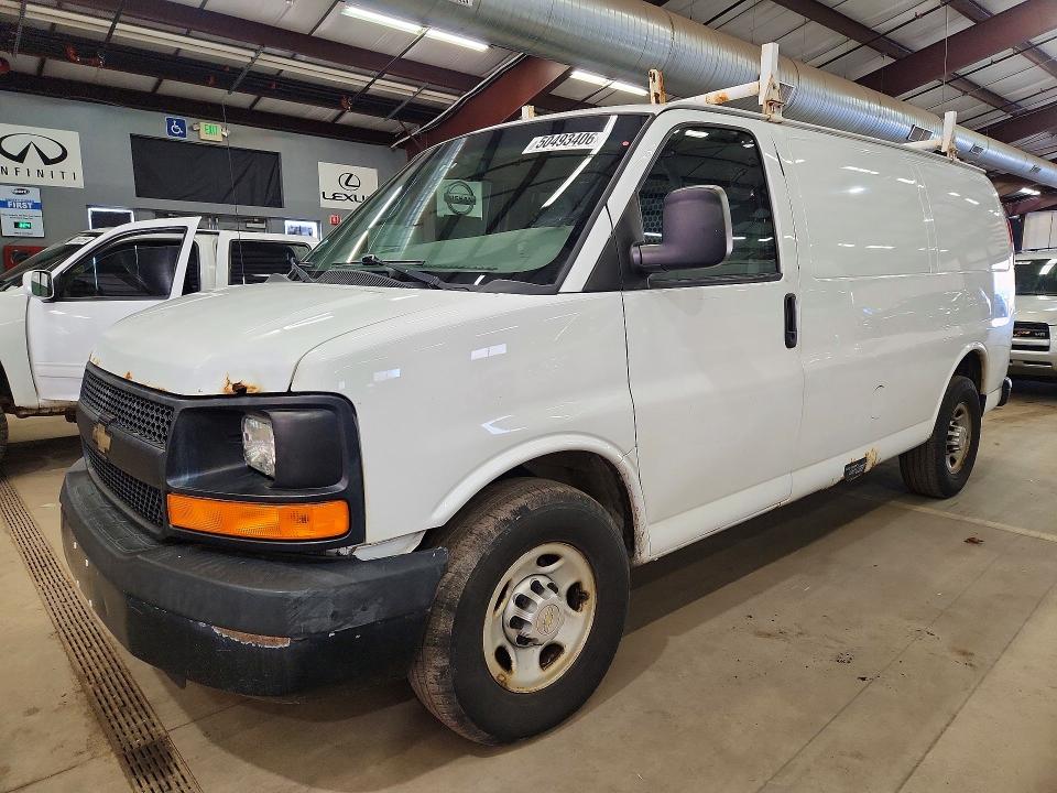 2014 Chev Express VIN 1GCWGFCA4E1123119 COPART salvage auction — SIDE, CT, sold $1,200 on 2026-07-30 (photo 1)