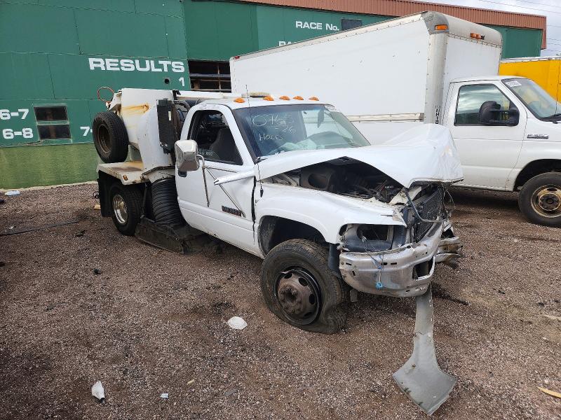 2000 Dodg Ram 3500 VIN 3B6MC3663YM201717 COPART salvage auction — FRONT END, CO - SALVAGE TITLE, sold $400 on 2026-07-29 (photo 1)