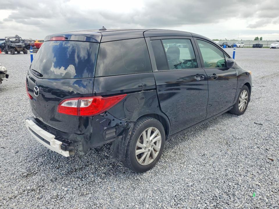 2012 Mazda 5 VIN JM1CW2BL0C0144196 COPART salvage auction — REAR END, Tx - Salvage Vehicle Title, sold $125 on 2026-07-13 (photo 3)