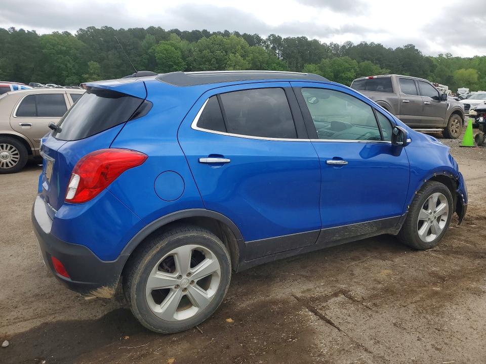 2016 Buick Encore VIN KL4CJASB3GB718200 COPART salvage auction — FRONT END, Ms - Cert Of Title-Salvaged, sold $15 on 2026-07-24 (photo 3)