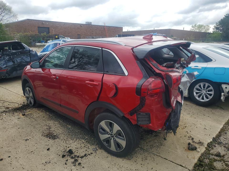 2022 Kia Niro VIN KNDCB3LC7N5534802 COPART salvage auction — REAR END, In - Certificate Of Title, sold $3,050 on 2026-07-06 (photo 2)