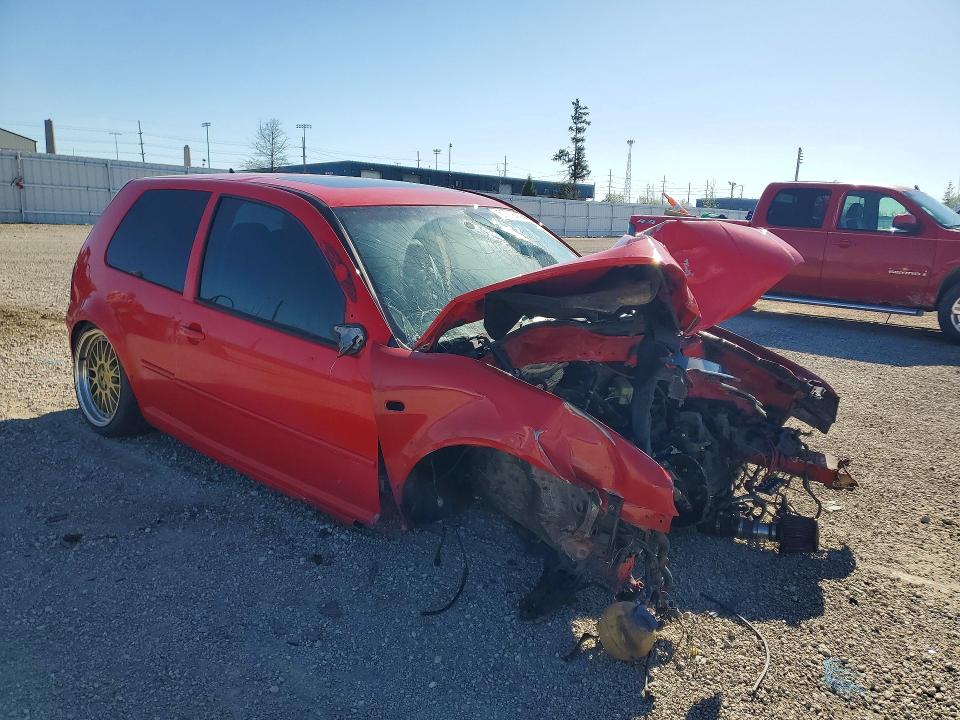 2000 Volkswagen Gti VIN WVWDE21J8YW216550 COPART salvage auction — FRONT END, Ia - Salvage W/Salvage History, sold $100 on 2026-08-05 (photo 4)