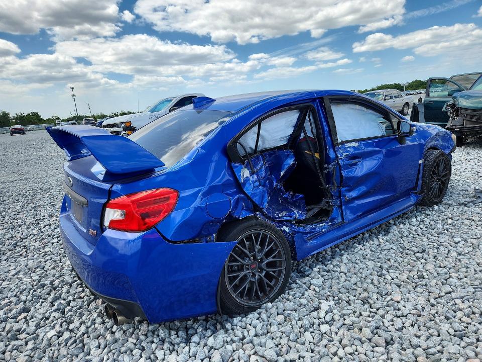 2017 Subaru Wrx VIN JF1VA2M64H9837800 COPART salvage auction — SIDE, FL - CERT OF TITLE SLVG REBUILDABLE, sold $80 on 2026-07-24 (photo 3)