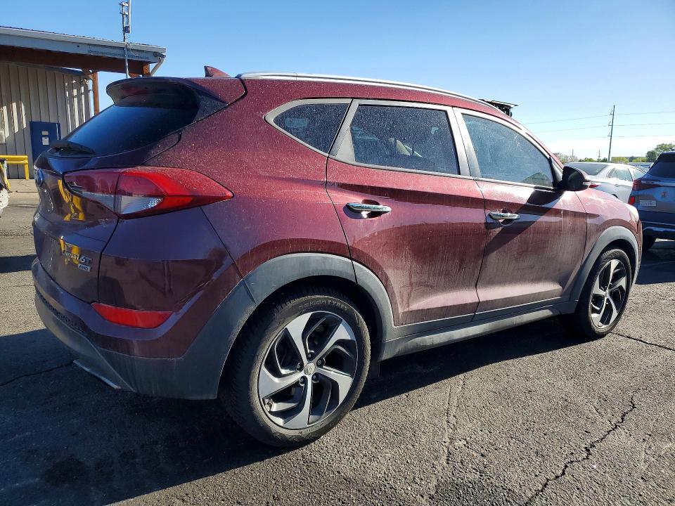 2016 Hyundai Tucson VIN KM8J3CA22GU043718 COPART salvage auction — REAR END, Co - Dis/Dlr/Exp Only Clean Title, sold $2,200 on 2026-07-21 (photo 3)