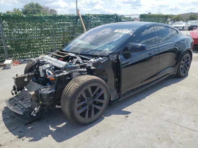 2021 Tesla Model s VIN 5YJSA1E64MF436978 COPART salvage auction — FRONT END, FL - , sold $19,900 on 2024-06-25 (photo 1)
