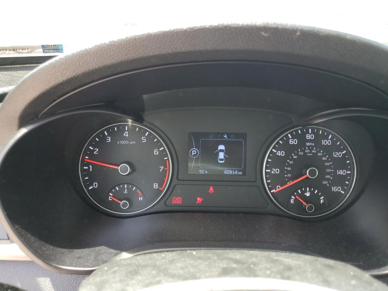 2018 Kia Optima VIN 5XXGT4L36JG266660 COPART salvage auction — Front End, Salvage, sold $2,600 on 2024-07-02 (photo 9)