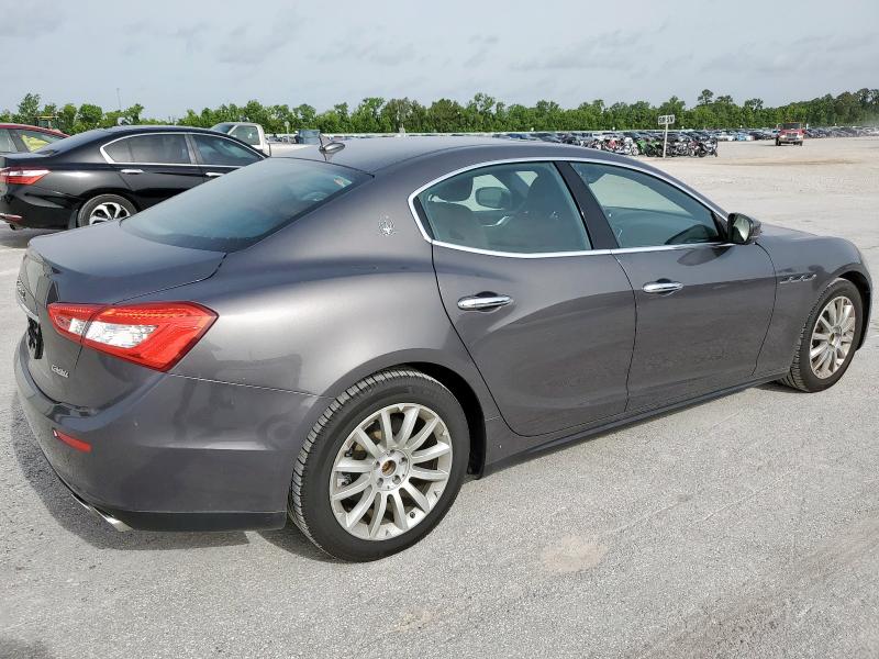 2017 Maserati Ghibli VIN ZAM57XSA9H1206127 COPART salvage auction — NORMAL WEAR, TX - CERT OF TITLE-REBUILT SALVAGE (P), sold $32,750 on 2025-07-03 (photo 3)