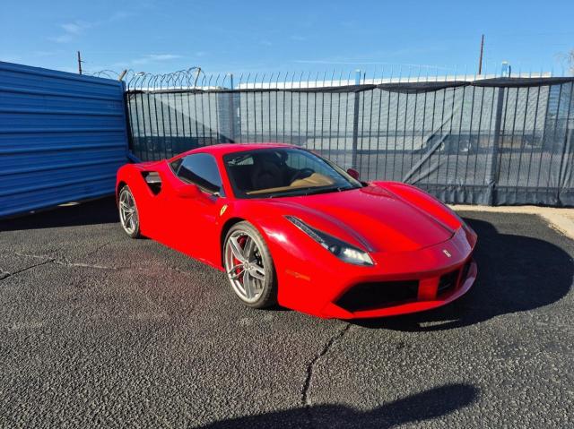 2016 Ferrari 488 GTB VIN ZFF79ALA5G0214993 COPART salvage auction — FRONT END, Salvage Title, sold $121,000 on 2025-06-13 (photo 1)