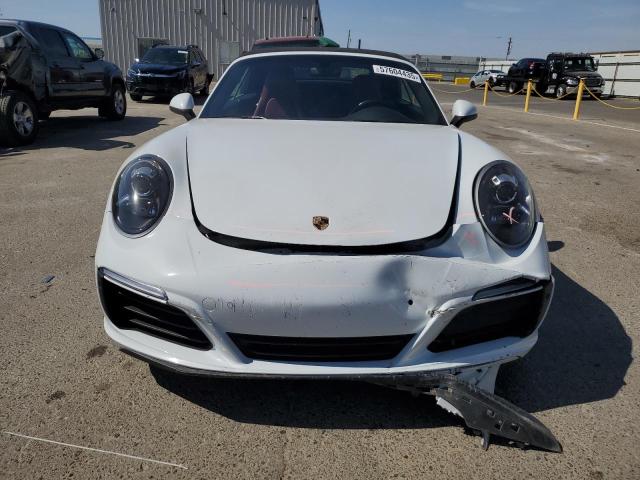 2018 Porsche 911 VIN WP0CA2A90JS138078 COPART salvage auction — Front End, CA - SALVAGE CERTIFICATE, sold $41,250 on 2025-07-24 (photo 5)