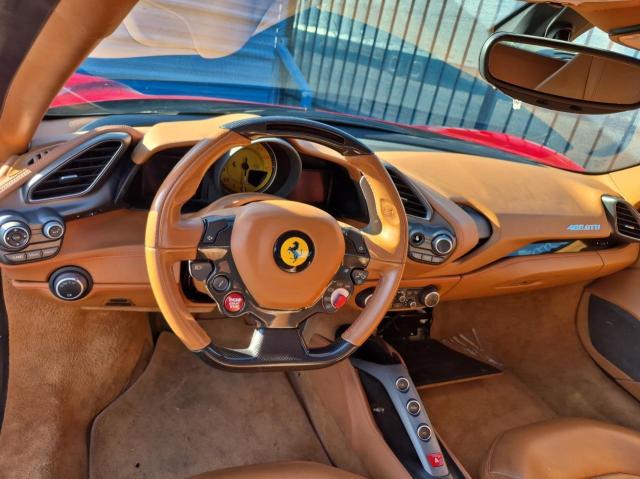 2016 Ferrari 488 GTB VIN ZFF79ALA5G0214993 COPART salvage auction — FRONT END, Salvage Title, sold $121,000 on 2025-06-13 (photo 9)