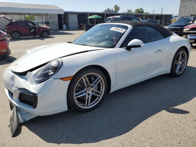 2018 Porsche 911 VIN WP0CA2A90JS138078 COPART salvage auction — Front End, CA - SALVAGE CERTIFICATE, sold $41,250 on 2025-07-24 (photo 1)