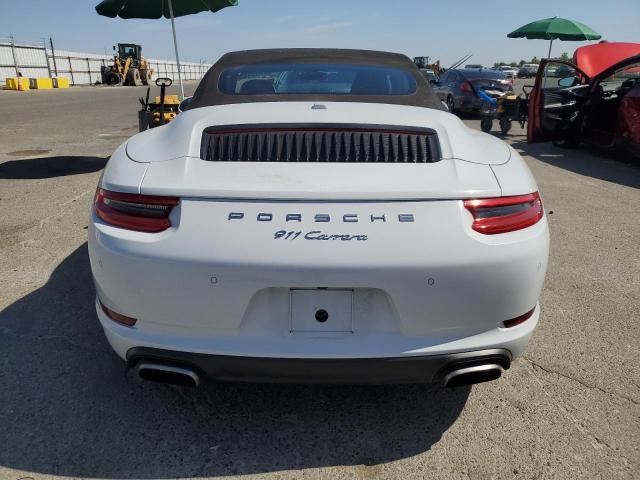 2018 Porsche 911 VIN WP0CA2A90JS138078 COPART salvage auction — Front End, CA - SALVAGE CERTIFICATE, sold $41,250 on 2025-07-24 (photo 6)