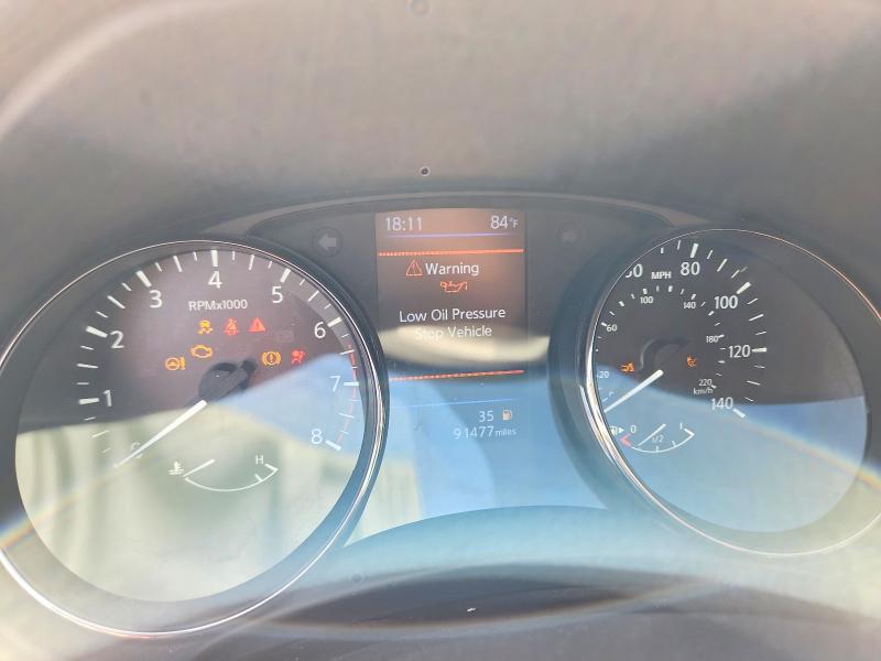 2020 Nissan Rogue VIN JN1BJ1CV4LW264152 COPART salvage auction — FRONT END, Tx - Salvage Vehicle Title, sold $150 on 2026-07-28 (photo 9)