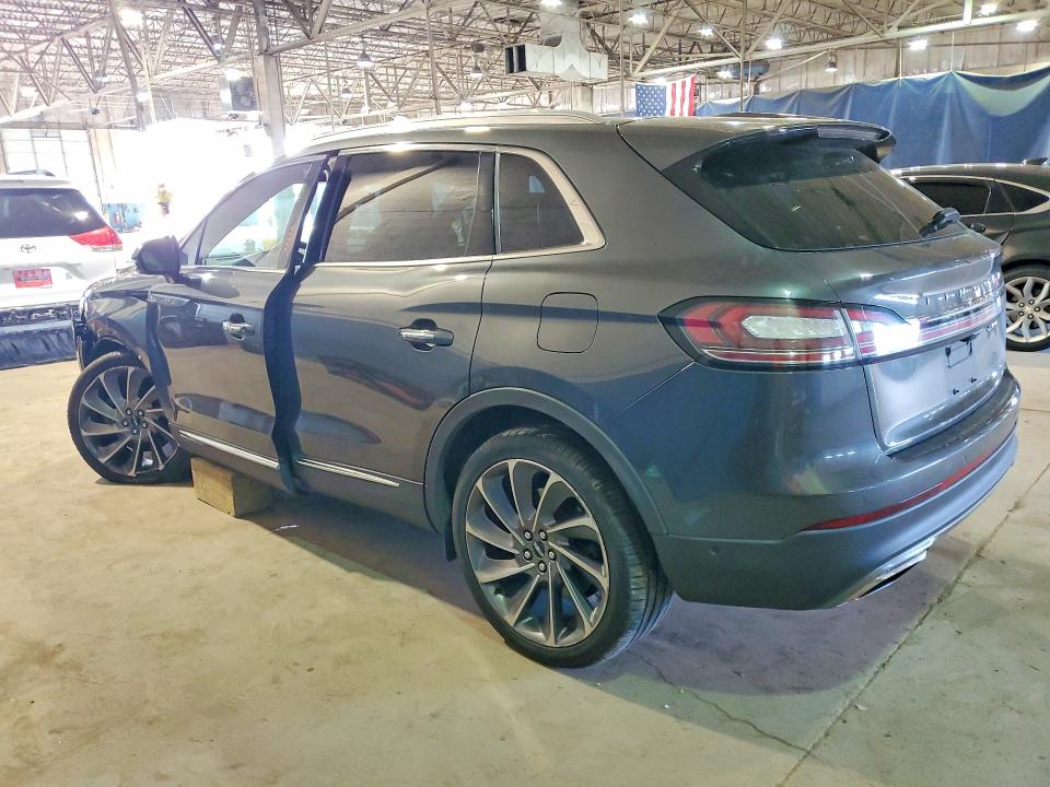 2019 Lincoln Nautilus VIN 2LMPJ8LP2KBL18352 COPART salvage auction — FRONT END, Il - Salvage Certificate, sold $3,000 on 2026-07-03 (photo 2)
