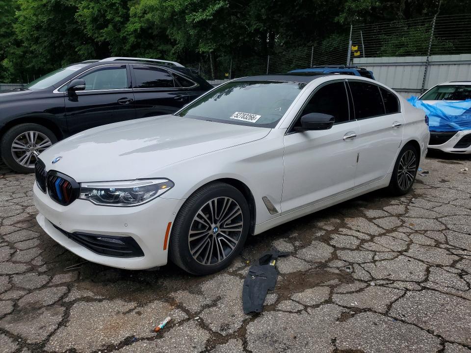 2017 BMW 5 series VIN WBAJE5C36HG915430 — COPART salvage auction photo