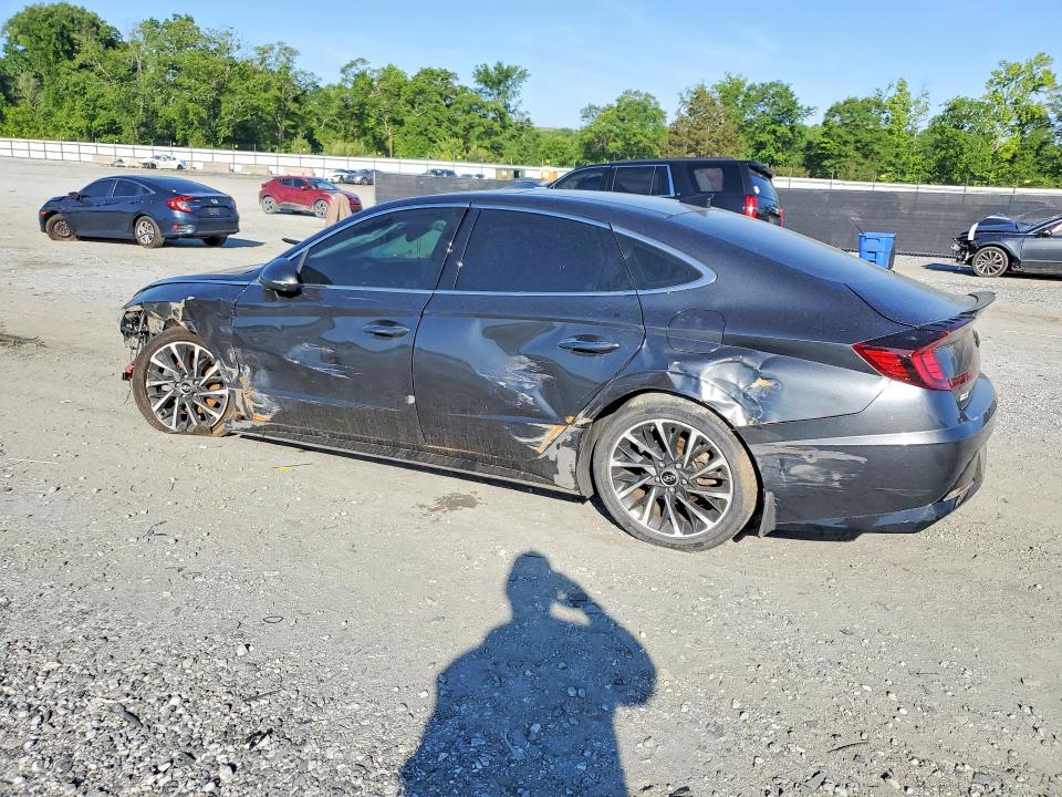 2022 Hyundai Sonata VIN KMHL34J25NA195652 COPART salvage auction — FRONT END, Ga - Certificate Of Title (P), sold $4,150 on 2026-07-15 (photo 2)