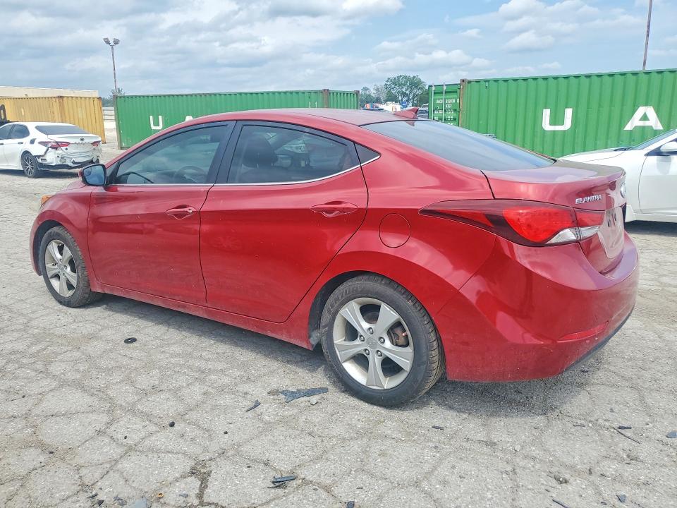 2016 Hyundai Elantra VIN KMHDH4AE7GU624453 COPART salvage auction — FRONT END, In - Cert Of Title-Salvage Title, sold $650 on 2026-07-31 (photo 2)