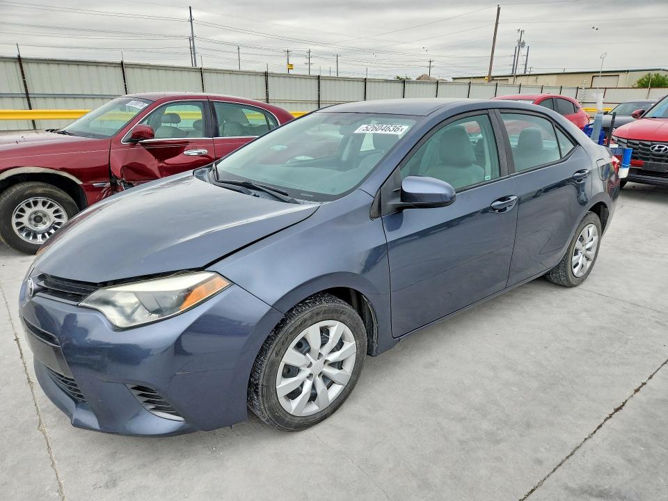 2016 Toyota Corolla VIN 5YFBURHE2GP413264 COPART salvage auction — HAIL, Tx - Certificate Of Title, sold $200 on 2026-07-14 (photo 1)