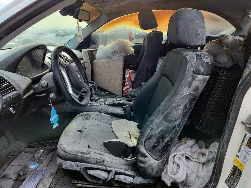 2013 BMW 1 series VIN WBAUP9C58DVS95279 COPART salvage auction — INTERIOR BURN, Ut - Salvage Certificate, sold $325 on 2026-07-10 (photo 7)