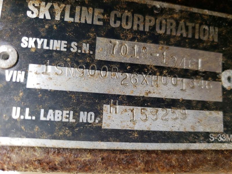 1999 Nomad Trailer VIN 1SN900R26XH001346 COPART salvage auction — BURN, CT - CERT OF TITLE-SALVAGE, sold $5 on 2026-07-15 (photo 8)