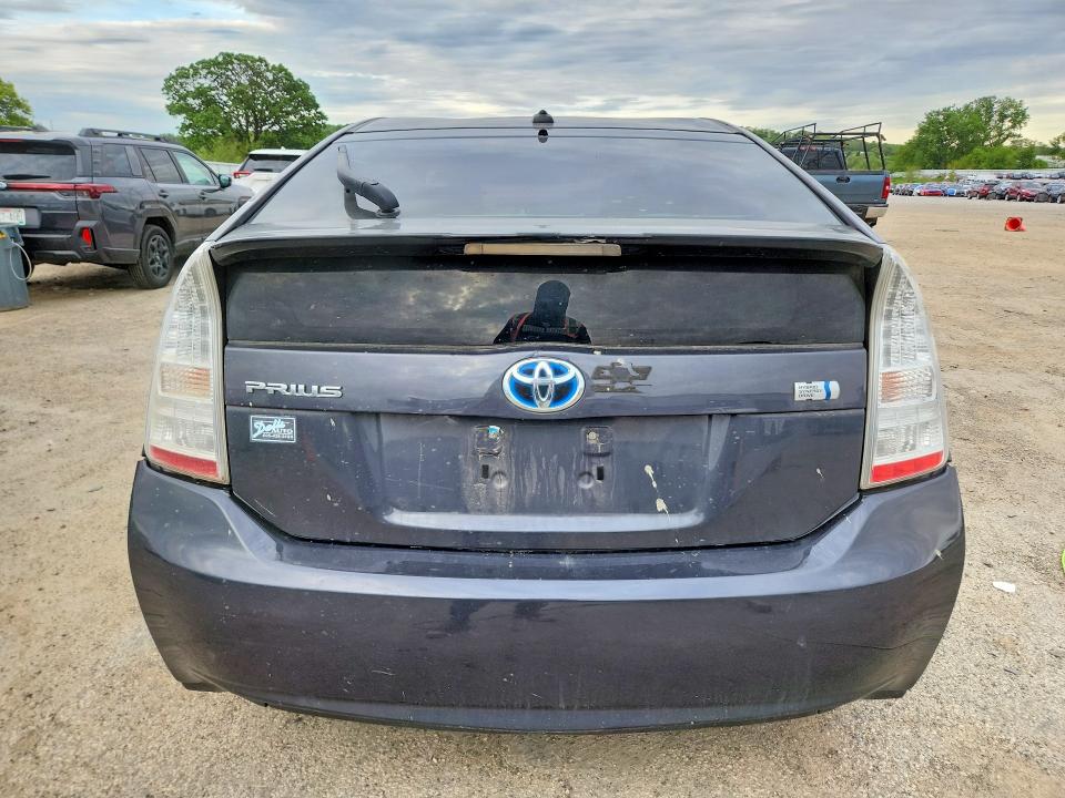 2011 Toyota Prius VIN JTDKN3DU9B1384852 COPART salvage auction — ROOF, Sd - Certificate Of Title, sold $500 on 2026-07-28 (photo 6)
